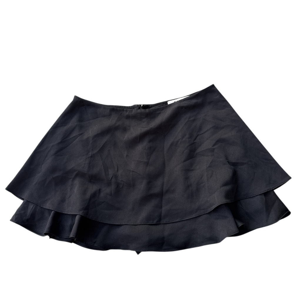 Do + Be Ruffle Black Skort Skirt